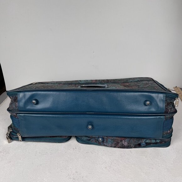 Vintage SAMSONITE PROFILE TAPESTRY (1992) Carry-On Weekender Multi Compartment - Picture 10 of 10
